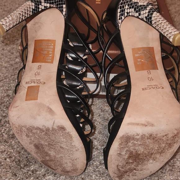 Coach Josey Veg Lthr print snake skin - Picture 2 of 7